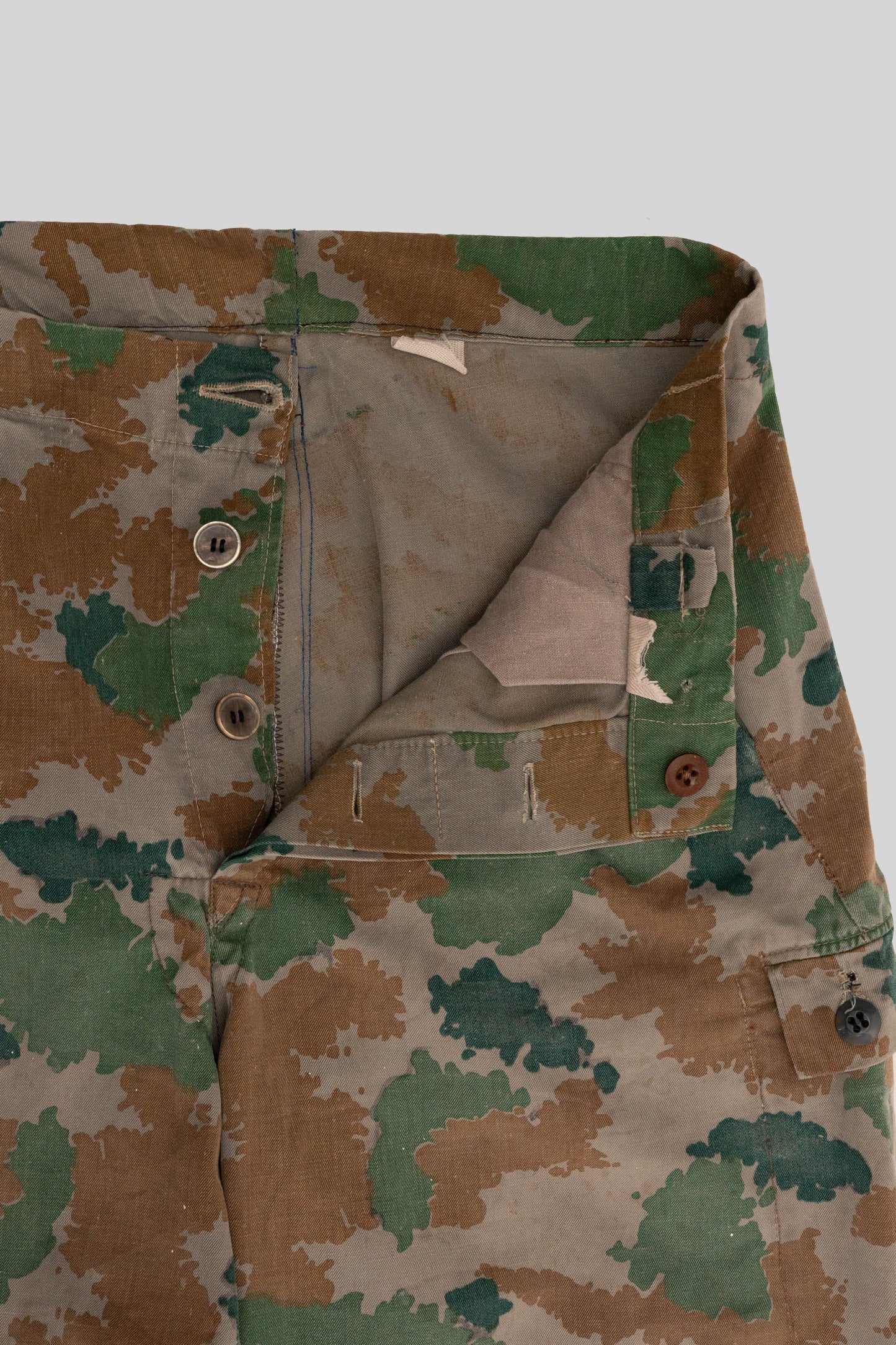 60s GERMAN ARMY BLUMENTARN CAMOUFLAGE TROUSER